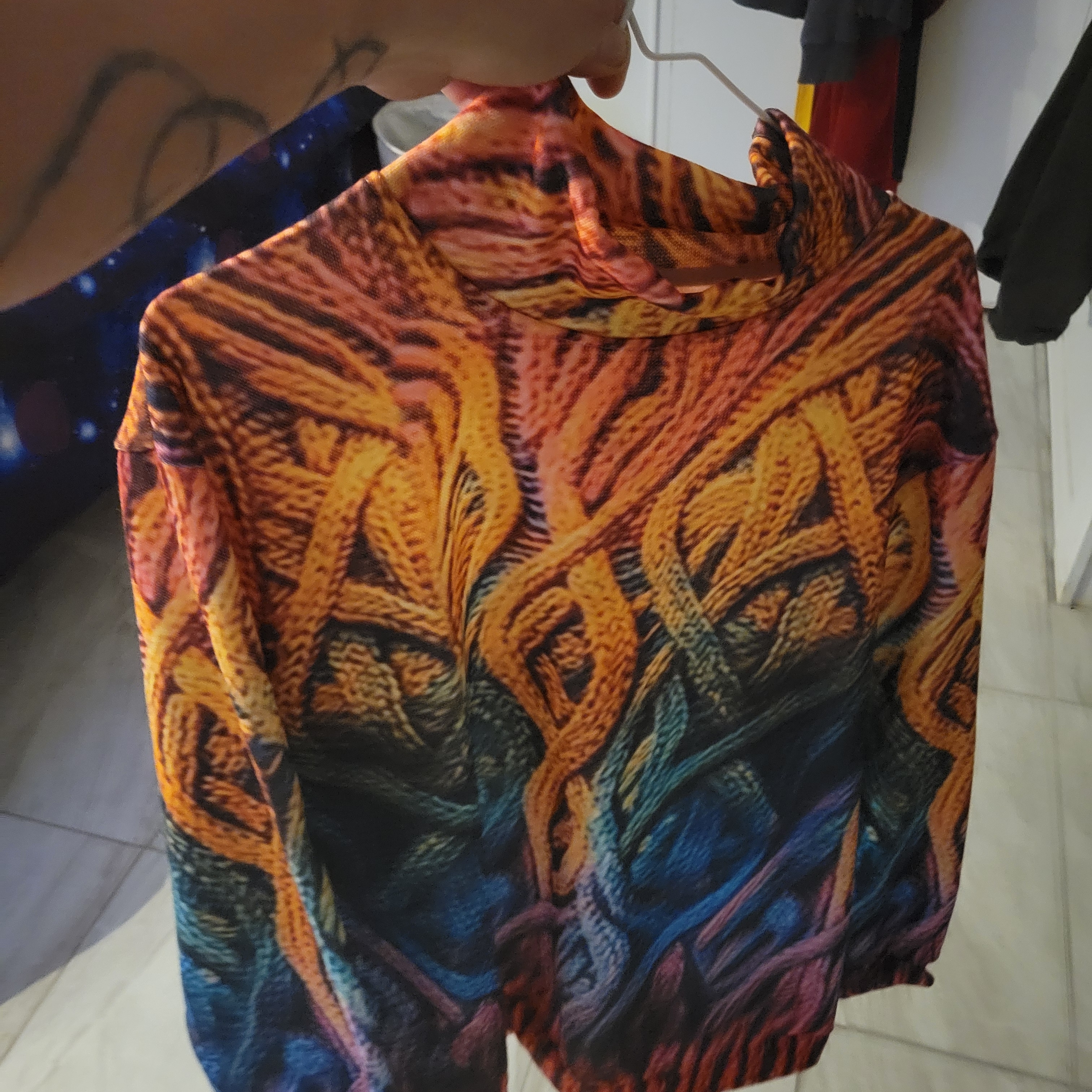 Horrible Yarn Print Sweater Horrible Yarn Print Sweater
